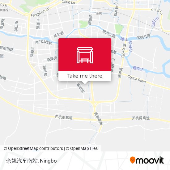 余姚汽车南站 map