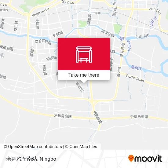 余姚汽车南站 map