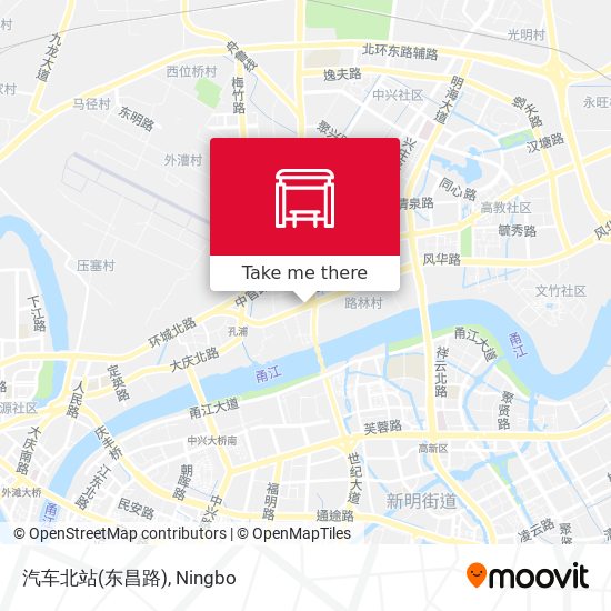 汽车北站(东昌路) map