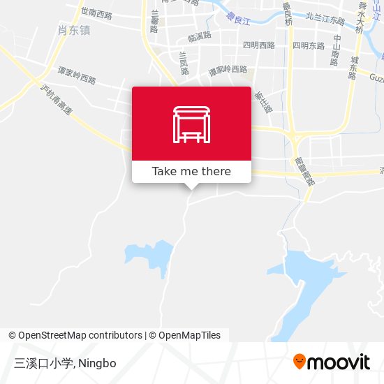 三溪口小学 map
