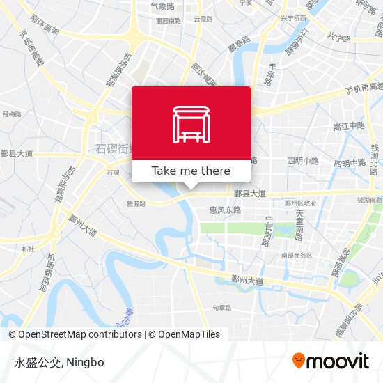永盛公交 map