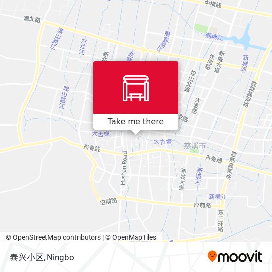 泰兴小区 map