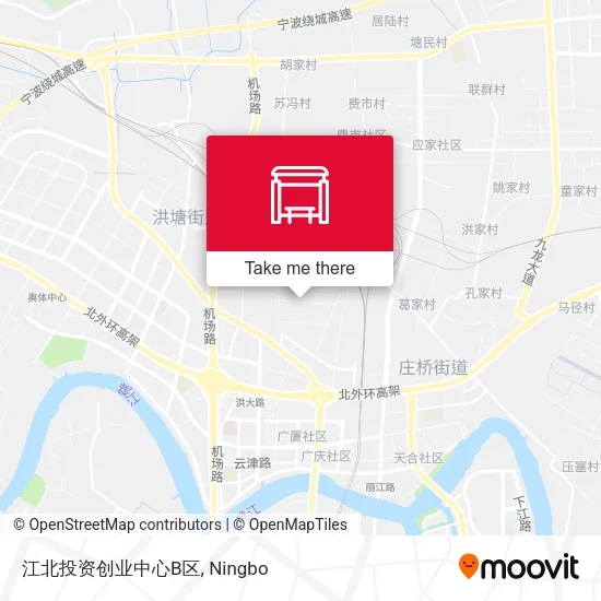 江北投资创业中心B区 map