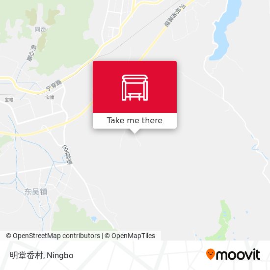 明堂岙村 map