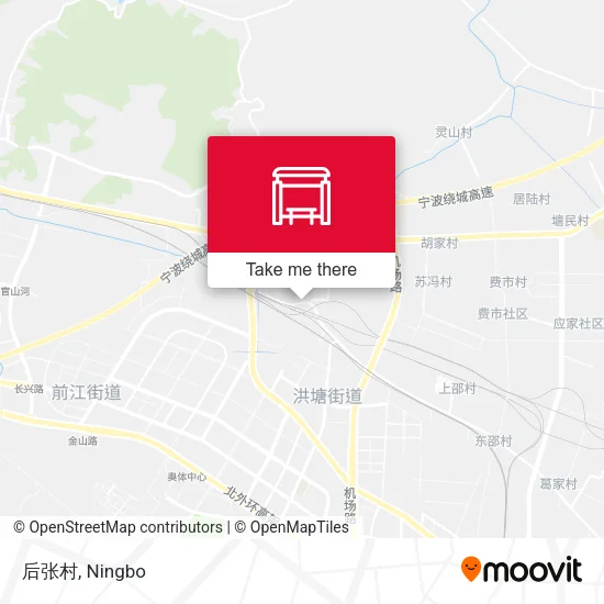 后张村 map