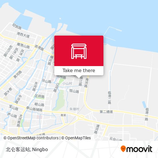 北仑客运站 map