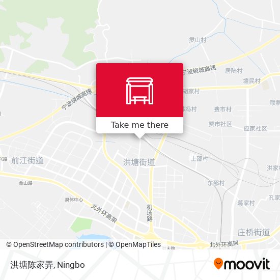 洪塘陈家弄 map