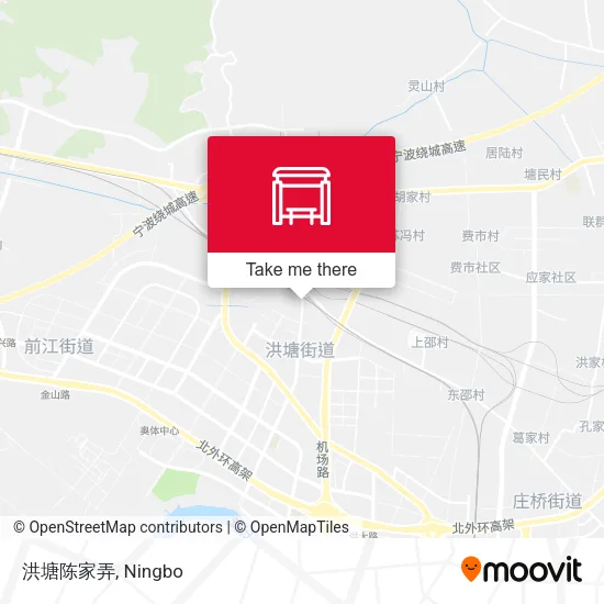 洪塘陈家弄 map