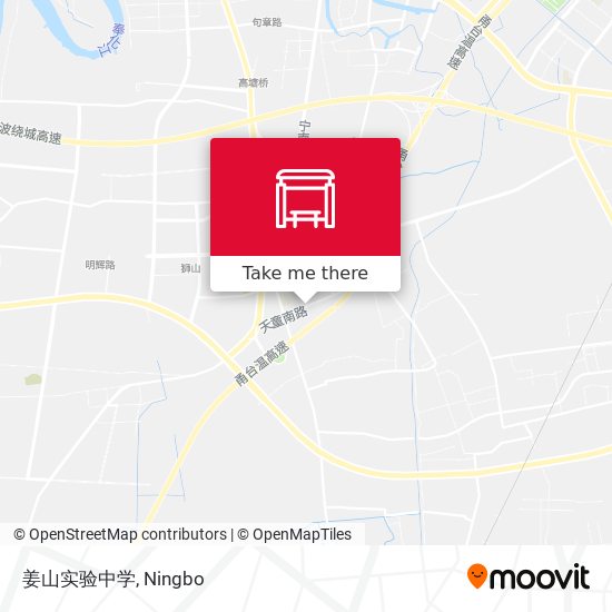 姜山实验中学 map