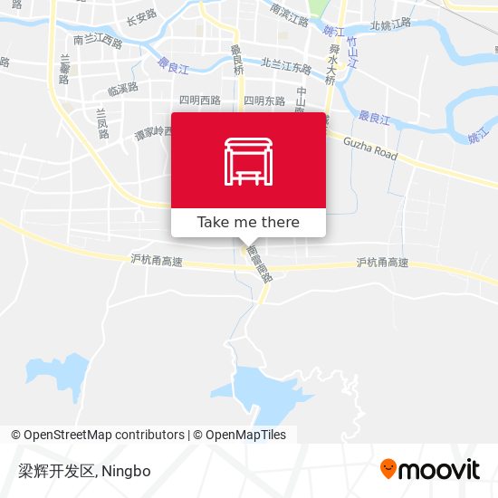 梁辉开发区 map