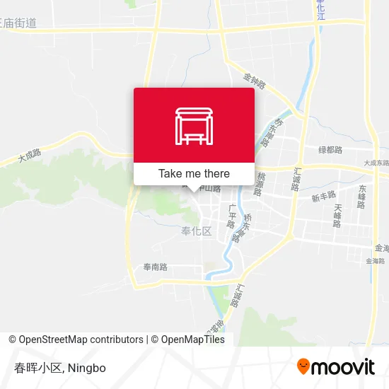 春晖小区 map