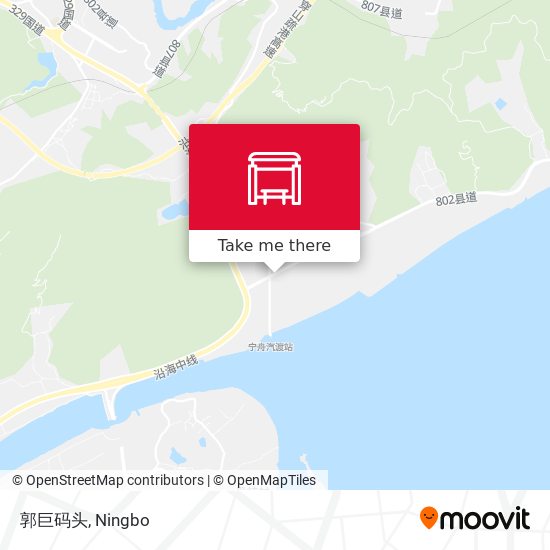 郭巨码头 map