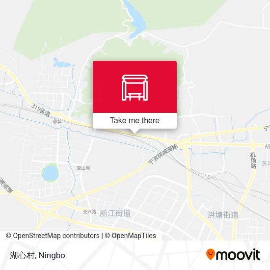 湖心村 map