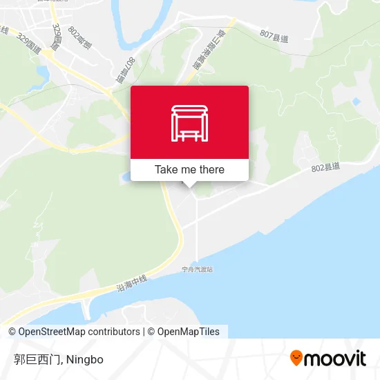 郭巨西门 map
