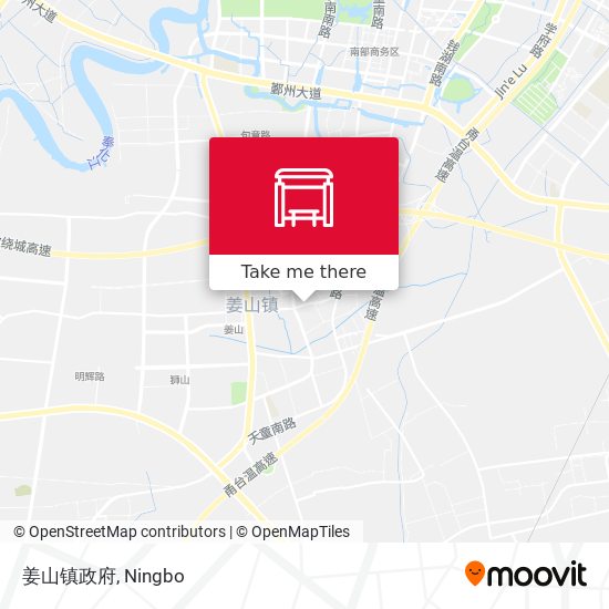 姜山镇政府 map