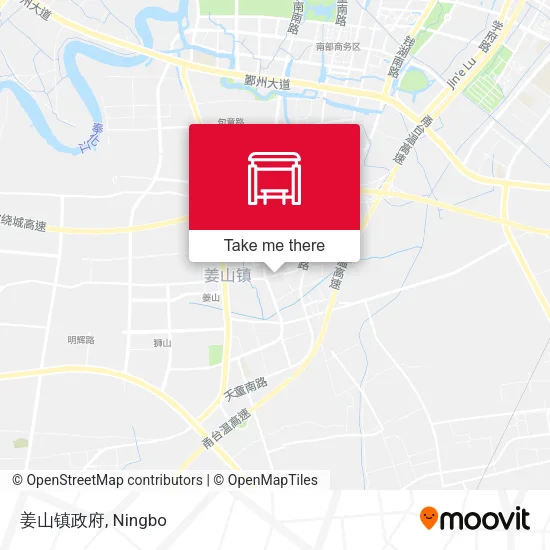 姜山镇政府 map