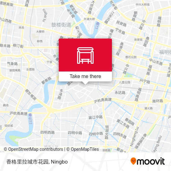 香格里拉城市花园 map