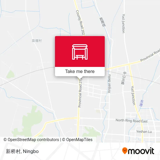 新桥村 map