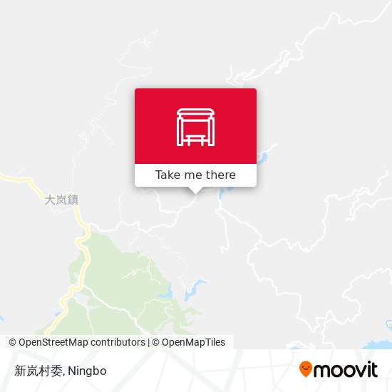 新岚村委 map