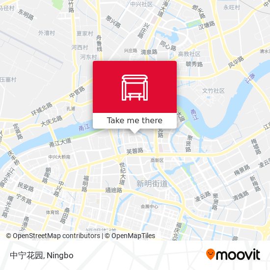 中宁花园 map
