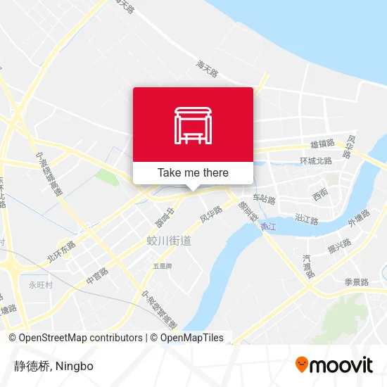 静德桥 map