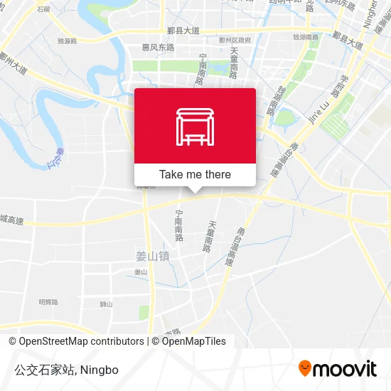 公交石家站 map