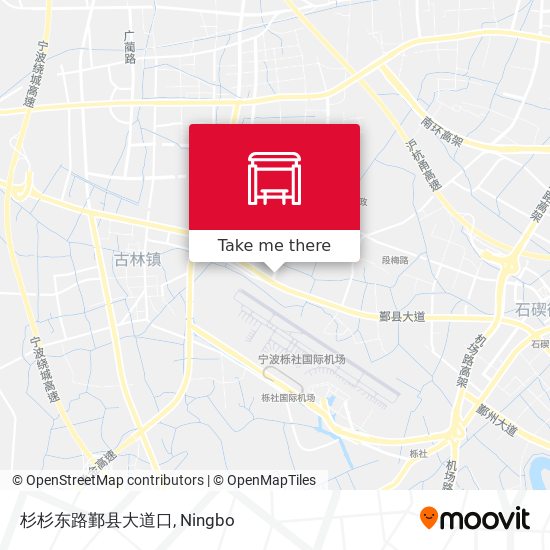 杉杉东路鄞县大道口 map