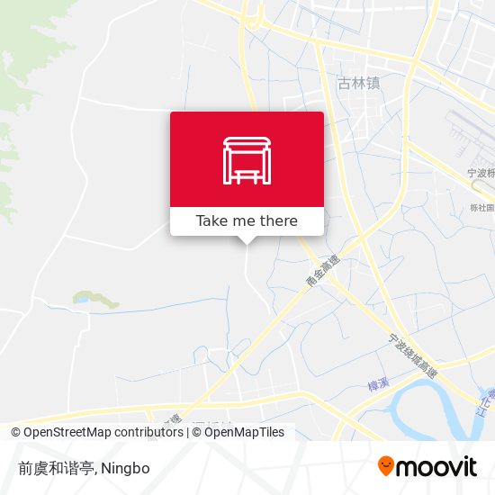 前虞和谐亭 map