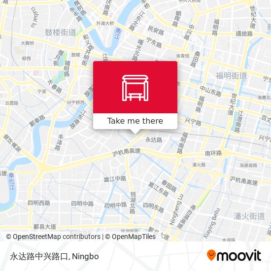 永达路中兴路口 map