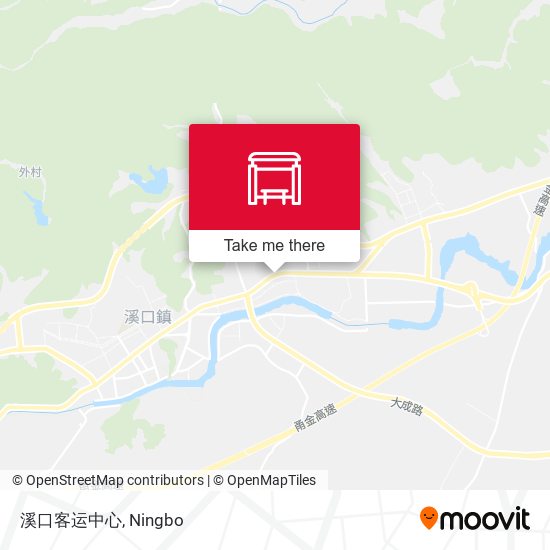 溪口客运中心 map