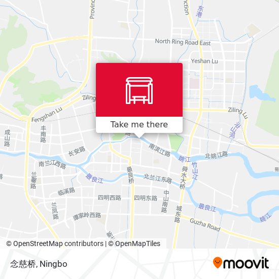 念慈桥 map