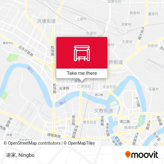谢家 map