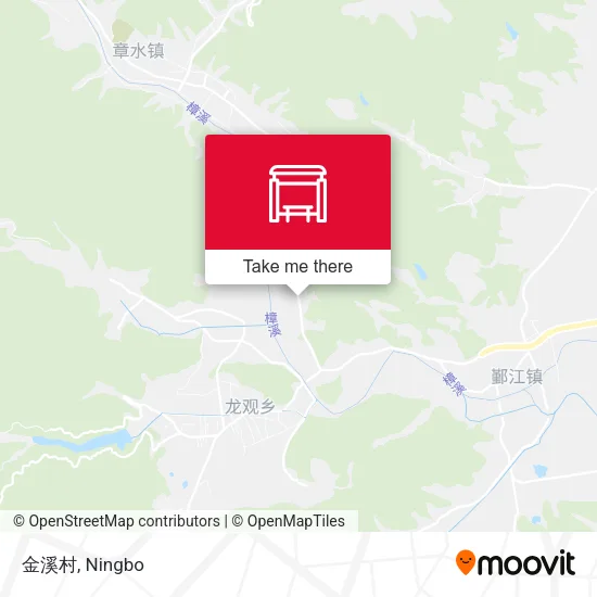 金溪村 map
