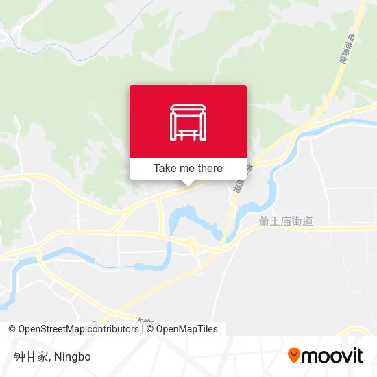钟甘家 map