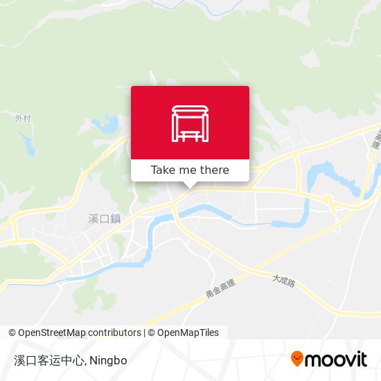 溪口客运中心 map