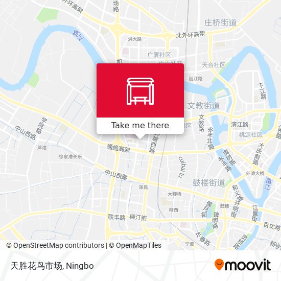 天胜花鸟市场 map