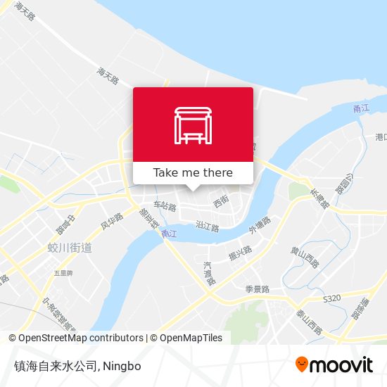 镇海自来水公司 map
