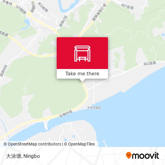 大涂塘 map