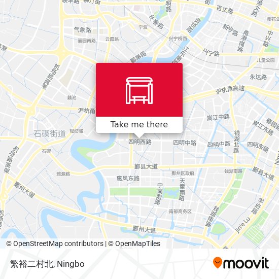 繁裕二村北 map