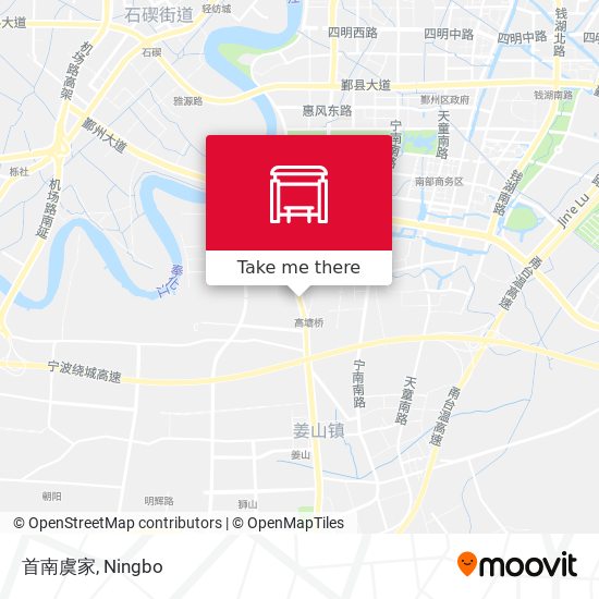 首南虞家 map