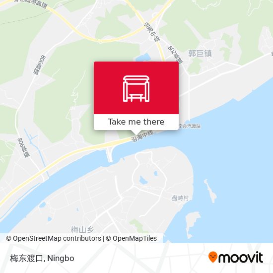 梅东渡口 map