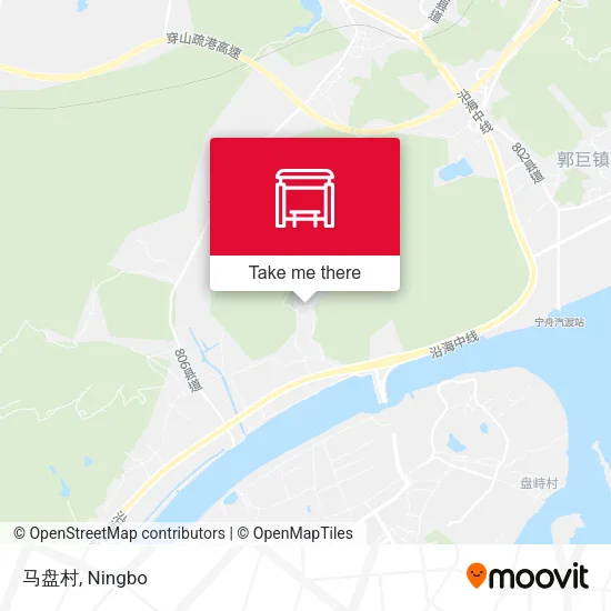 马盘村 map