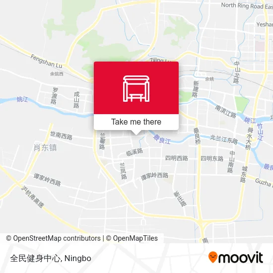 全民健身中心 map
