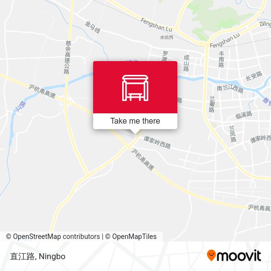 直江路 map