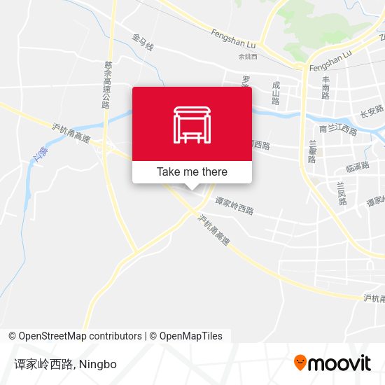 谭家岭西路 map