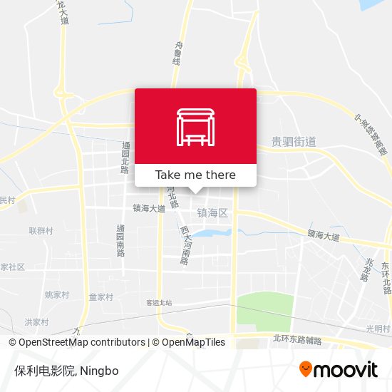 保利电影院 map