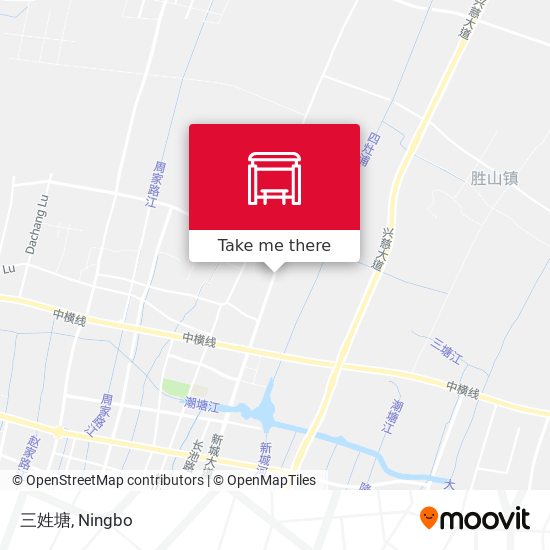 三姓塘 map