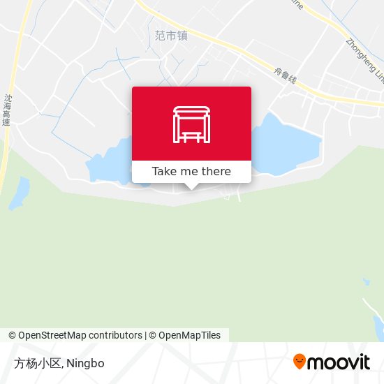 方杨小区 map