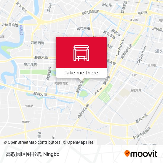 高教园区图书馆 map