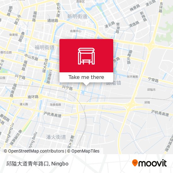 邱隘大道青年路口 map